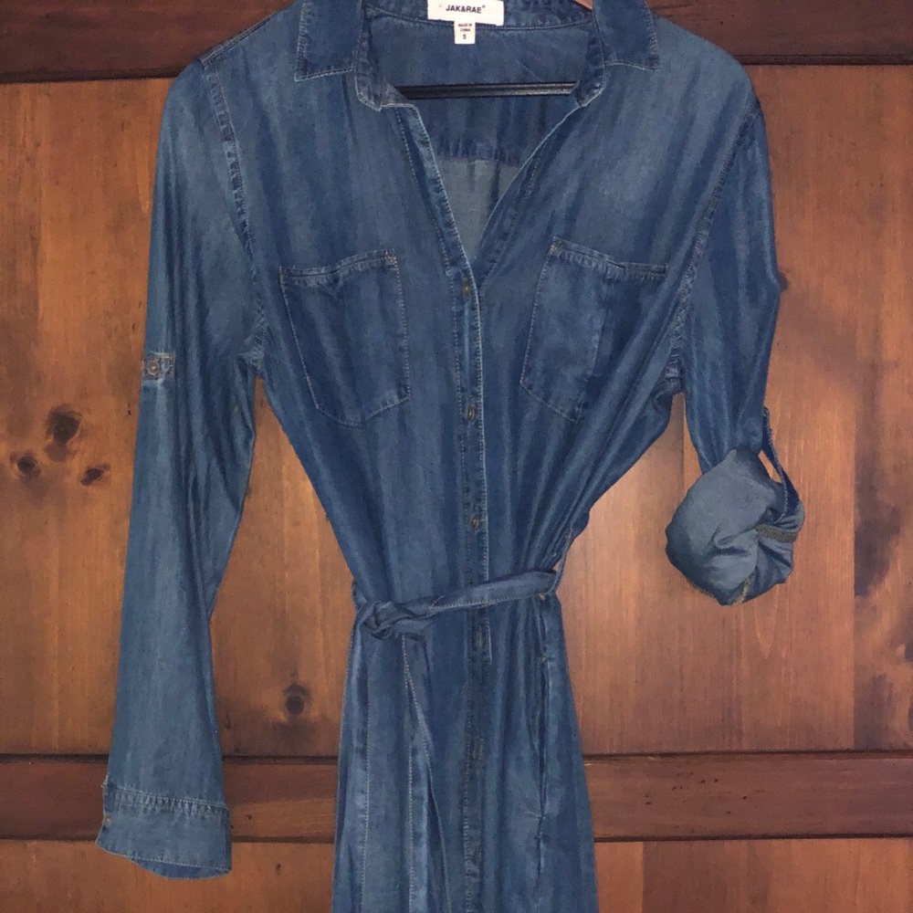 Nwot Jak&Roe Denim Shirt Dress - Saks 5th View 4